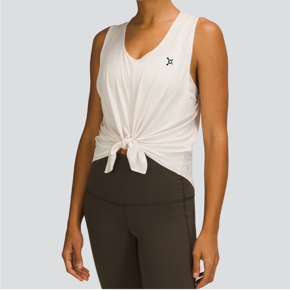 lululemon athletica Cream Tie-Front Tank Top
